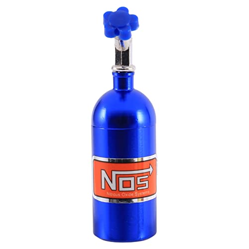 Hnmodter Stickstoff-Flasche NOS aus Metall simuliert für RC Raupe Auto 1/10 TRX4 D90 D110 Axial Scx10 90046, Blau von Hnmodter
