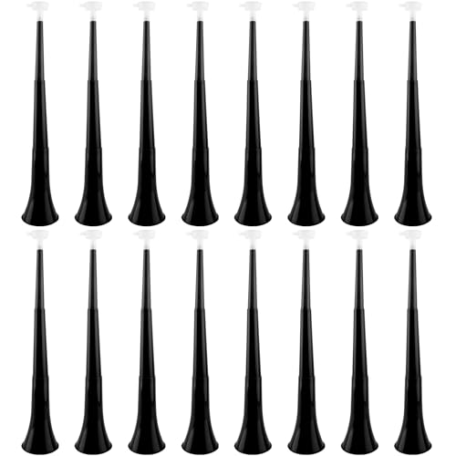 Hoarost Vuvuzela-Horn aus Kunststoff, zusammenklappbar, für Sportveranstaltungen, Abschlussfeiern, Sportspiele, Partygeschenke, 61 Stück, Schwarz, 16 Stück Hoarost Vuvuzela-Horn aus Kunststoff, zusammenklappbar, für Sportveranstaltungen, Abschlussfeiern, Sportspiele, Partygeschenke, 61 Stück, Schwarz, 16 Stück von Hoarost