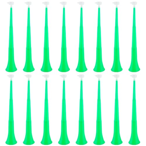 Hoarost Vuvuzela-Hupen, zusammenklappbar, Kunststoff, 61 cm, für Sportveranstaltungen, Abschlussfeiern, Sportspiele, Partygeschenke, Grün, 16 Stück Hoarost Vuvuzela-Hupen, zusammenklappbar, Kunststoff, 61 cm, für Sportveranstaltungen, Abschlussfeiern, Sportspiele, Partygeschenke, Grün, 16 Stück von Hoarost