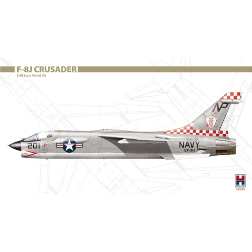 Hobby 2000 48040 Vought F-8J Crusader 1:48 Modellbausatz von Hobby 2000