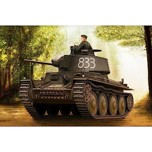 Hobby Boss 080136 1/35 Deutscher Panzer Kpfw. 38(t) AUSF. E/F Modellbausatz, verschieden von Hobby Boss