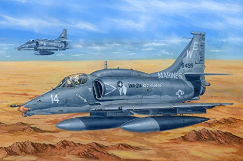 Hobby Boss 081766 1/48 A-4M Sky Hawk Plastikmodellbausatz, Modelleisenbahnzubehör, Hobby, Modellbau, Mehrfarbig, Small von Hobby Boss