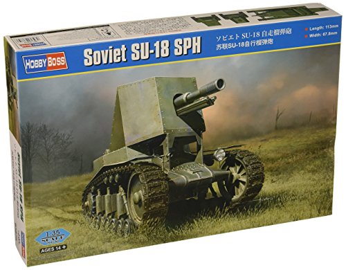 Hobby Boss 083875 83875 1:35 Scale Soviet SU-18 SPH Plastic Model Kit Modellbausatz, Zubehör, Mehrfarbig Hobby Boss 083875 83875 1:35 Scale Soviet SU-18 SPH Plastic Model Kit Modellbausatz, Zubehör, Mehrfarbig von Hobby Boss