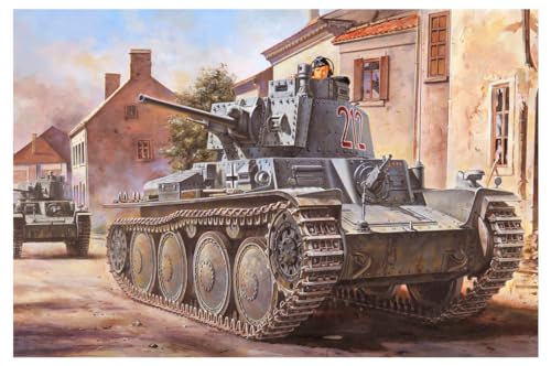 Hobby Boss 1/35 Panzerkampfwagen Kpfw 38(t), AUSF. B, HY80141, Mehrfarbig von Hobby Boss