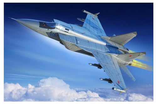 Hobby Boss 381755 Russian MiG-31M 1/48 MIG 31M Foxhound Modellbausatz, verschieden von Hobby Boss