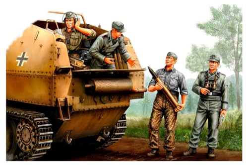 Hobbyboss 084402 1/35 Deutsche SPG-Besatzung Armee Modellbausatz, verschieden von Hobby Boss