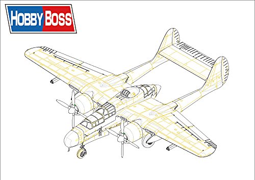 Hobby Boss 387262 US P-61B 1/72 P61B Black Widow Modellbausatz, verschieden von Hobby Boss