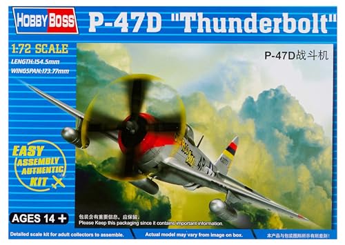 Hobby Boss 80257 Modellbausatz P-47D Thunderbolt, Mittel Hobby Boss 80257 Modellbausatz P-47D Thunderbolt, Mittel von Hobby Boss