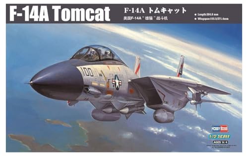 Hobby Boss 80276 Modellbausatz F-14A Tomcat, Mittel, Navy Blue Hobby Boss 80276 Modellbausatz F-14A Tomcat, Mittel, Navy Blue von Hobby Boss