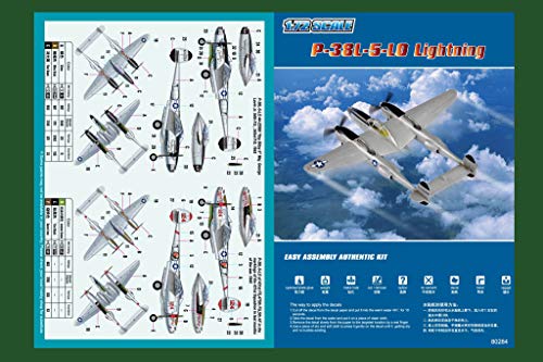 Hobby Boss 80284 Modellbausatz P-38L-5-L0 Lightning, Navy, Weiss/Opulenter Garten Hobby Boss 80284 Modellbausatz P-38L-5-L0 Lightning, Navy, Weiss/Opulenter Garten von Hobby Boss