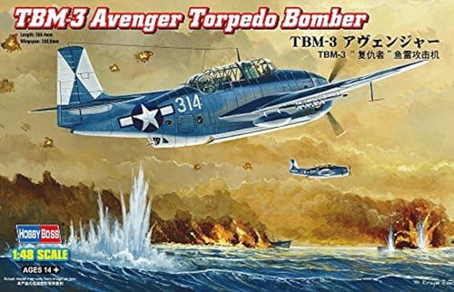 Hobby Boss 80325 Modellbausatz TBM-3 Avenger Torpedo Bomber Hobby Boss 80325 Modellbausatz TBM-3 Avenger Torpedo Bomber von Hobby Boss