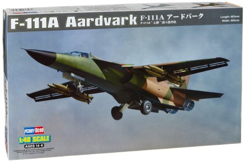 Hobby Boss 80348 Modellbausatz F-111A Aardvark, Grau von Hobby Boss