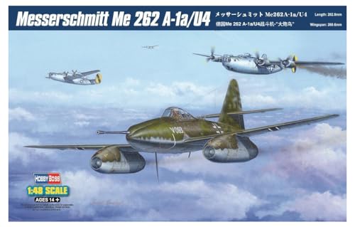 Hobby Boss 80372 Modellbausatz Messerschmitt Me 262 A-1a/U4, Weiß Hobby Boss 80372 Modellbausatz Messerschmitt Me 262 A-1a/U4, Weiß von Hobby Boss