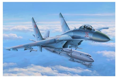 Hobby Boss 081712 1/48 SU 27 Flanker, Früh, Weiß, 1:48 Scale von Hobby Boss