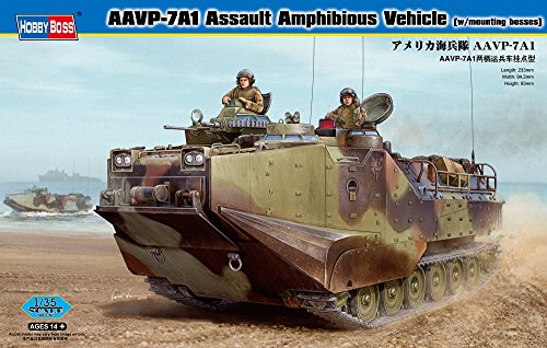 Hobby Boss 82413 Modellbausatz AAVP-7A1 Assault Amphibious Vehicle (w/mounting bosses), Verschieden von Hobby Boss