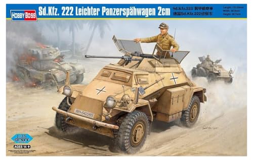 Hobby Boss 82442 Modellbausatz Sd.Kfz. 222 Leichter Panzerspahwagen 2cm Hobby Boss 82442 Modellbausatz Sd.Kfz. 222 Leichter Panzerspahwagen 2cm von Hobby Boss