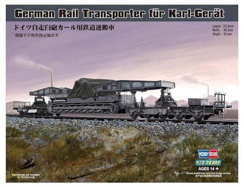 Hobby Boss 82906 Modellbausatz German Rail Transporter für Karl-Gerät Hobby Boss 82906 Modellbausatz German Rail Transporter für Karl-Gerät von Hobby Boss