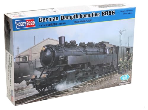 Hobby Boss 82914 Modellbausatz German Dampflokomotive BR86, Grau Hobby Boss 82914 Modellbausatz German Dampflokomotive BR86, Grau von Hobby Boss