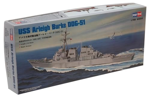 Hobby Boss 83409 Modellbausatz USS Arleigh Burke DDG-51, Mittel, Navy Blue Hobby Boss 83409 Modellbausatz USS Arleigh Burke DDG-51, Mittel, Navy Blue von Hobby Boss