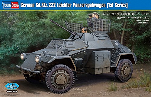 Hobby Boss 83815 Modellbausatz German Sd.Kfz.222 Leichter Panzerspahwag, Weiß Hobby Boss 83815 Modellbausatz German Sd.Kfz.222 Leichter Panzerspahwag, Weiß von Hobby Boss