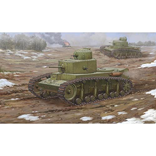 Hobby Boss 083887 Sowjetischer T-12 mittlerer Panzer American 1/35 T12 von Hobby Boss