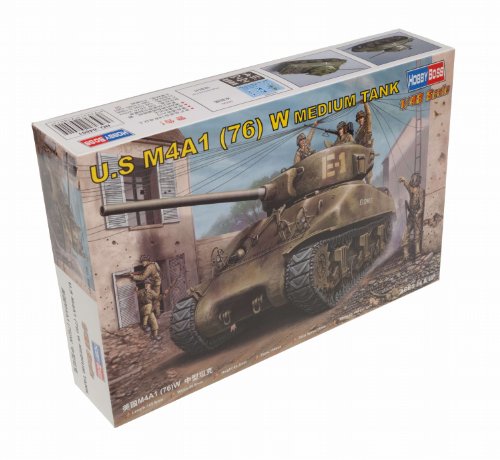 Hobby Boss 84801 Modellbausatz U.S M4A1 76(W) TANK von Hobby Boss