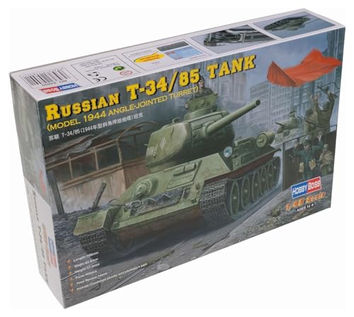 Hobby Boss 84809 Modellbausatz RussianT-34/85(1944 angle-jointed turret) tank von Hobby Boss