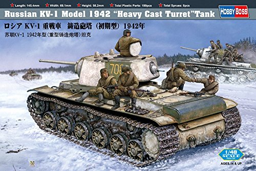 Hobby Boss 84813 Modellbausatz KV-1 1942 Heavy Cast Turret Tank Hobby Boss 84813 Modellbausatz KV-1 1942 Heavy Cast Turret Tank von Hobby Boss