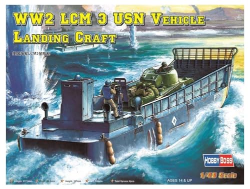 Hobby Boss 84817 Modellbausatz U.S. LCM-3 USN Vehicle Landing Craft von Hobby Boss