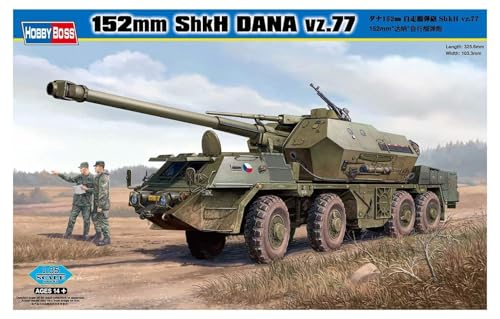 Hobby Boss 85501 Modellbausatz 152mm ShkH DANA vz. 77 von Hobby Boss