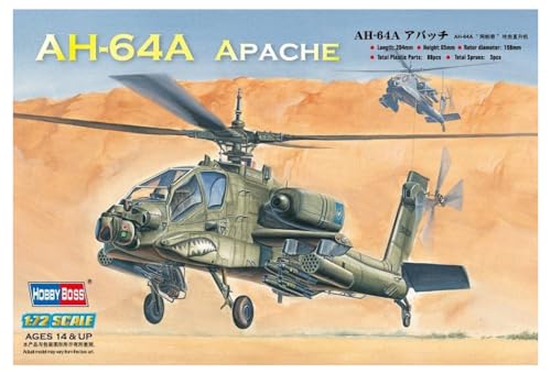Hobby Boss 87218 Modellbausatz AH-64A Apache Attack Helicopter von Hobby Boss