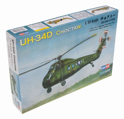 Hobby Boss 87222 Modellbausatz American UH-34D Choctaw, Grau von Hobby Boss