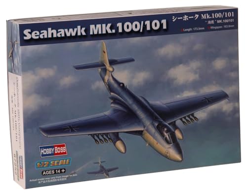 Hobby Boss 87252 Modellbausatz Seahawk MK.100/101, Grau von Hobby Boss