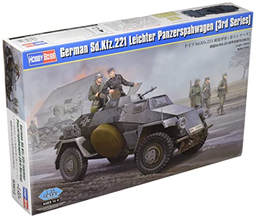 Hobby Boss Sd.Kfz. 221, Panzerspähwagen, HY83812, Mehrfarbig Hobby Boss Sd.Kfz. 221, Panzerspähwagen, HY83812, Mehrfarbig von Hobby Boss