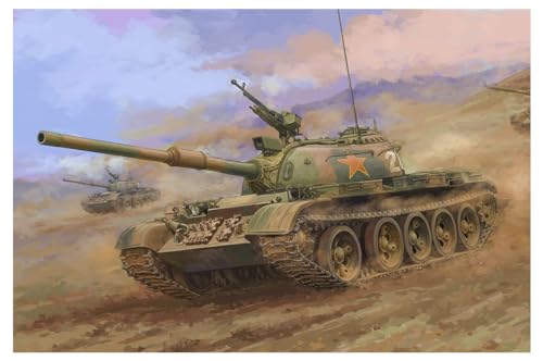 HobbyBoss 384540 1:35-PLA 59-2 Medium Tank Modellbausatz, Geformte Farbe, M HobbyBoss 384540 1:35-PLA 59-2 Medium Tank Modellbausatz, Geformte Farbe, M von Hobby Boss