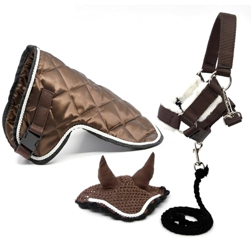 Zubehör-Set für Hobby Horse und Stickpferd: Halfter mit Führstrick + Decke + Fliegenhaube Zubehör-Set für Hobby Horse und Stickpferd: Halfter mit Führstrick + Decke + Fliegenhaube von Hobby Horse Land