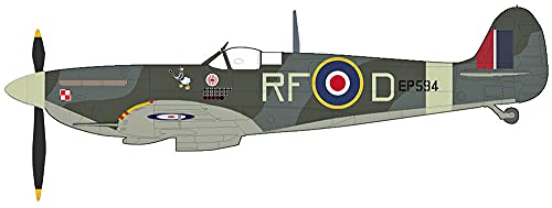 Hobby Master HA7856 Spitfire MK. VB RF-D/EP594 303 Sqn RAF Lt. Jan Zumba Druckgussmodell im Maßstab 1:48 von Hobby Master