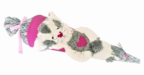 Hobby Welt kreativ Schultüte Kater Karlo – Schultüte aus Stoff mit 80 cm Innentüte – zur Einschulung (Nähset) von Hobby Welt kreativ