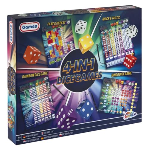 Hobby Welt 4 in 1 Würfelspiel Hobby Welt 4 in 1 Würfelspiel von Hobby Welt