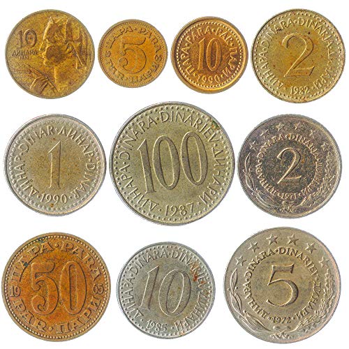 Hobby of Kings 10 JUGOSLAWIEN MÜNZEN Dinar DINARA para ALTE Sammlermünzen 1945-2003. PERFEKTE Wahl FÜR IHRE SPARDOSE, MÜNZE Inhaber UND MÜNZENALBUM Hobby of Kings 10 JUGOSLAWIEN MÜNZEN Dinar DINARA para ALTE Sammlermünzen 1945-2003. PERFEKTE Wahl FÜR IHRE SPARDOSE, MÜNZE Inhaber UND MÜNZENALBUM von Hobby of Kings