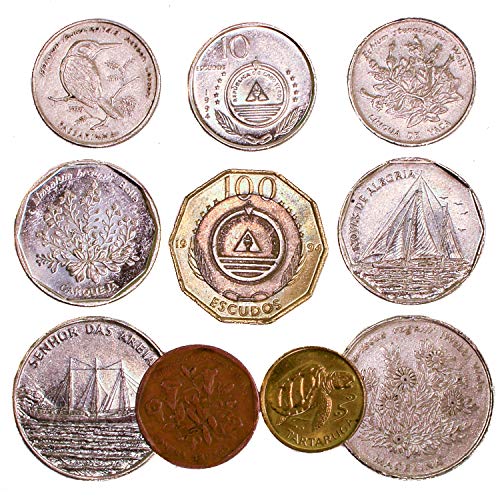 10 Kap Verde Münzen 5-100 Escudos. Alte Münzen Sammlung Aus Afrika, Seit 1975. Perfekte Wahl Für Ihre Spardose, Münze Inhaber Und Münzenalbum von Hobby of Kings