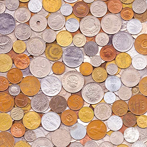 10 alte Münzen aus den 70ern. Verschiedene Sammlermünzen aus den siebziger Jahren 1970-1979 von Hobby of Kings