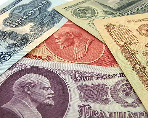 1961 Russland UDSSR CCCP SOWJETISCHE PAPIERGELD 5 BANKNOTEN Set RUBEL Sammlung Lot von Hobby of Kings