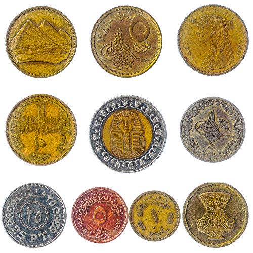 Hobby of Kings 10 Alte Münzen Aus Der Arabischen Republik Ägypten. Sammelbare Münzen Ägyptischen Piaster, Pfund. Perfekte Wahl Für Ihre Spardose, Münze Inhaber Und Münzenalbum Hobby of Kings 10 Alte Münzen Aus Der Arabischen Republik Ägypten. Sammelbare Münzen Ägyptischen Piaster, Pfund. Perfekte Wahl Für Ihre Spardose, Münze Inhaber Und Münzenalbum von Hobby of Kings