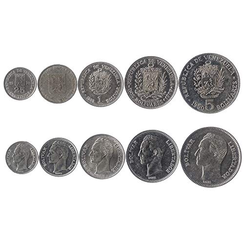 Hobby of Kings Set Mit 5 Münzen Aus Venezuela: 25, 50 Centimos, 1, 2, 5 Bolivares. 1965-1990 Hobby of Kings Set Mit 5 Münzen Aus Venezuela: 25, 50 Centimos, 1, 2, 5 Bolivares. 1965-1990 von Hobby of Kings