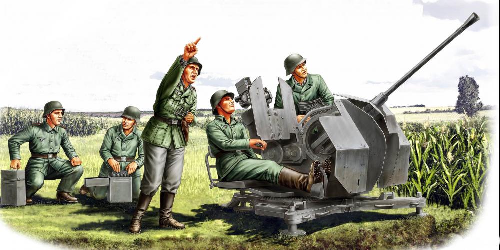 20mm Flak 38 - Figure Set 20mm Flak 38 - Figure Set von HobbyBoss