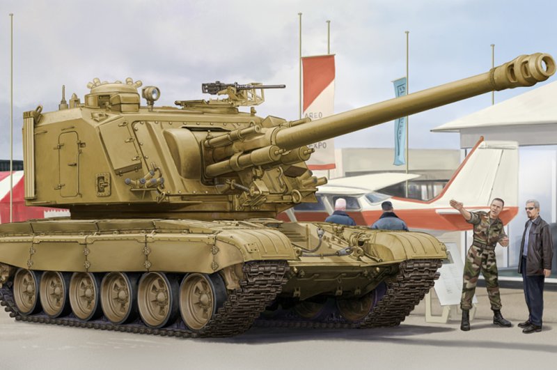 GCT 155mm AU-F1 SPH Based on T-72 GCT 155mm AU-F1 SPH Based on T-72 von HobbyBoss