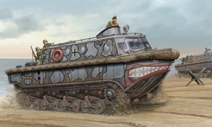 German Land-Wasser-Schlepper (LWS) Medium production von HobbyBoss