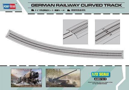 German Railway Curved Track von HobbyBoss