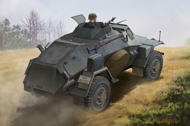 German Sd.Kfz.221 Leichter Panzerspahwagen von HobbyBoss